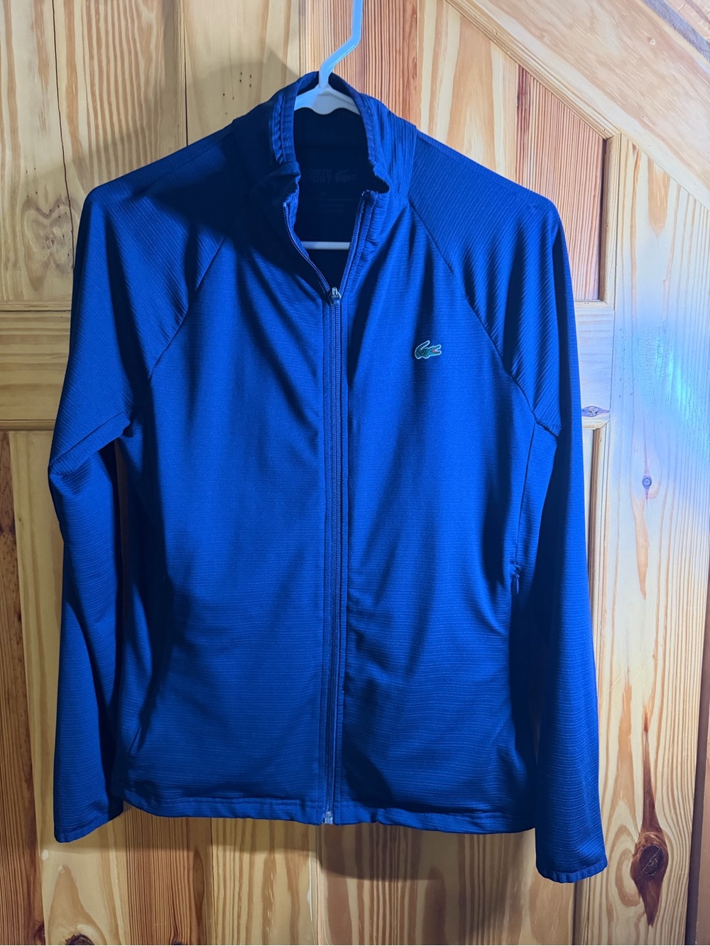Lacoste Women’s Blue Full-Zip Track Jacket